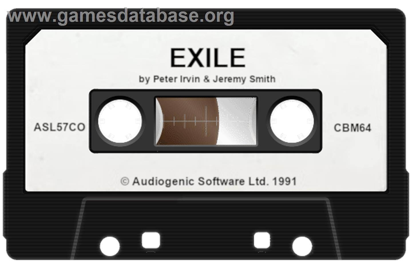 Exile - Commodore 64 - Artwork - Cartridge
