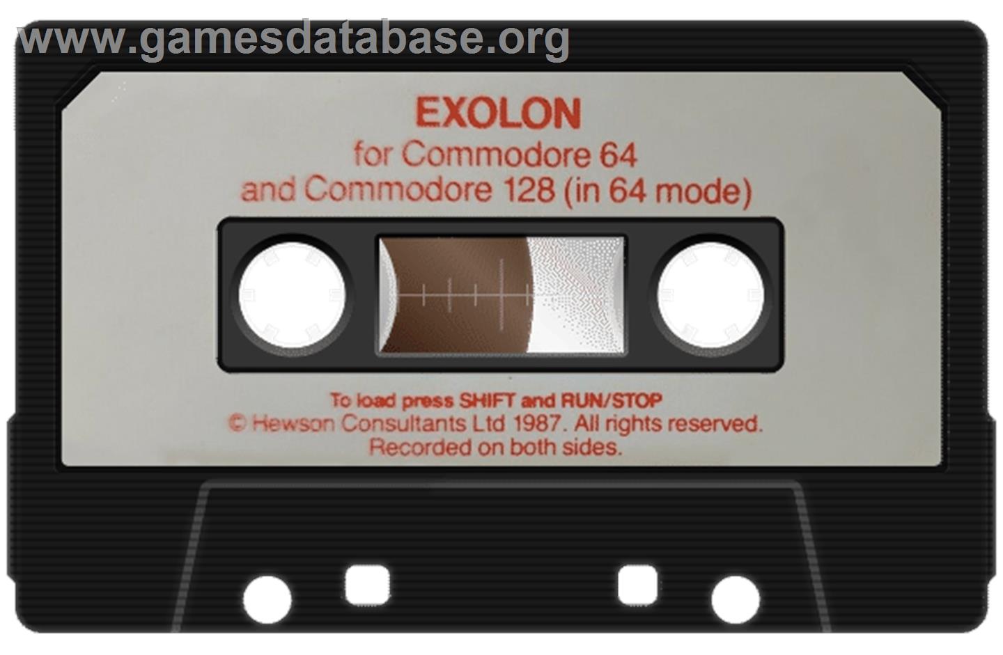 Exolon - Commodore 64 - Artwork - Cartridge