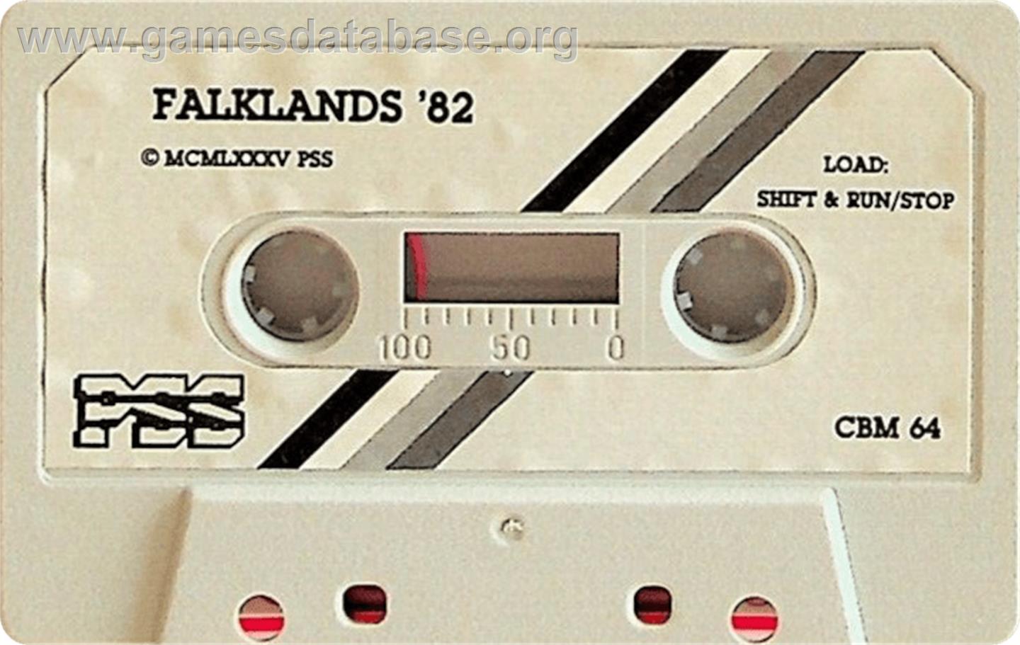 Falklands 82 - Commodore 64 - Artwork - Cartridge