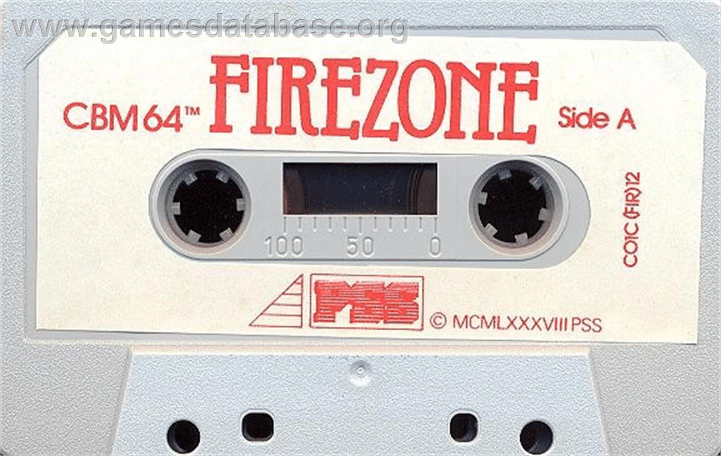 Firezone - Commodore 64 - Artwork - Cartridge