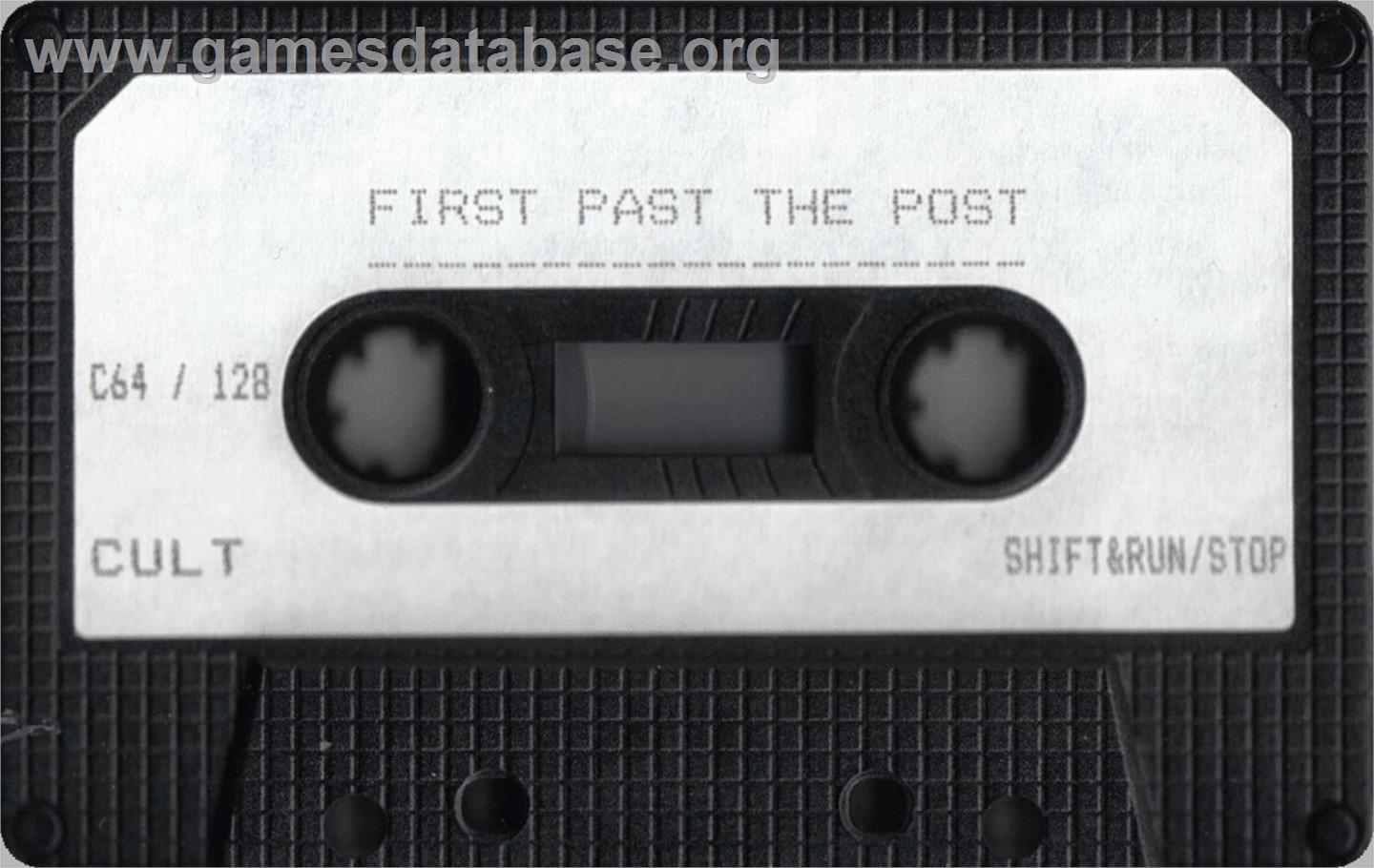 First Past The Post - Commodore 64 - Artwork - Cartridge