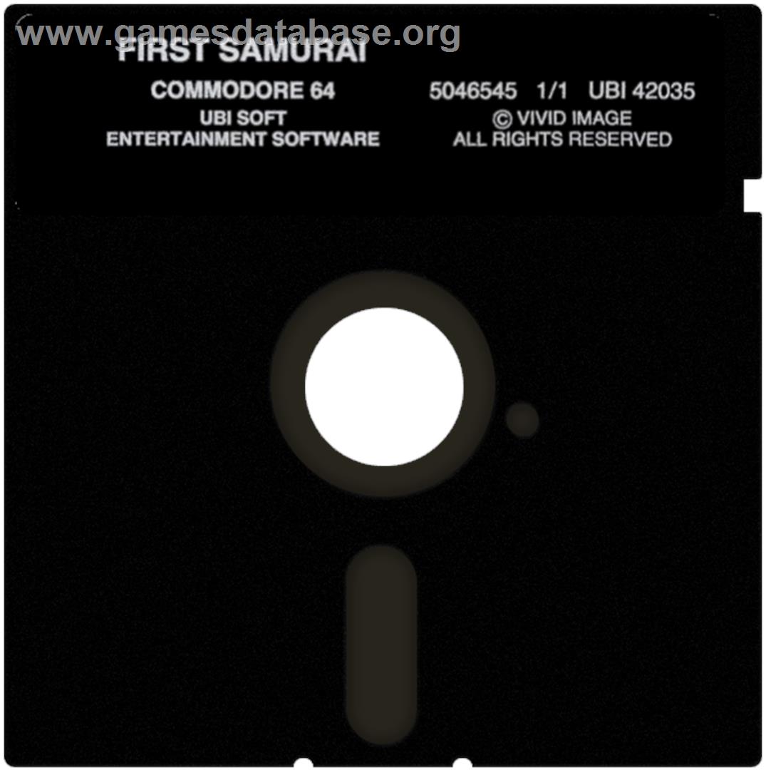 First Samurai - Commodore 64 - Artwork - Cartridge