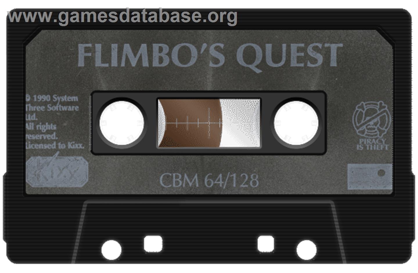 Flimbo's Quest - Commodore 64 - Artwork - Cartridge