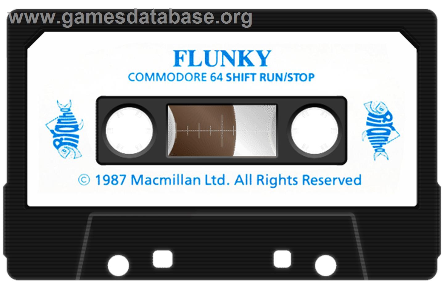 Flunky - Commodore 64 - Artwork - Cartridge