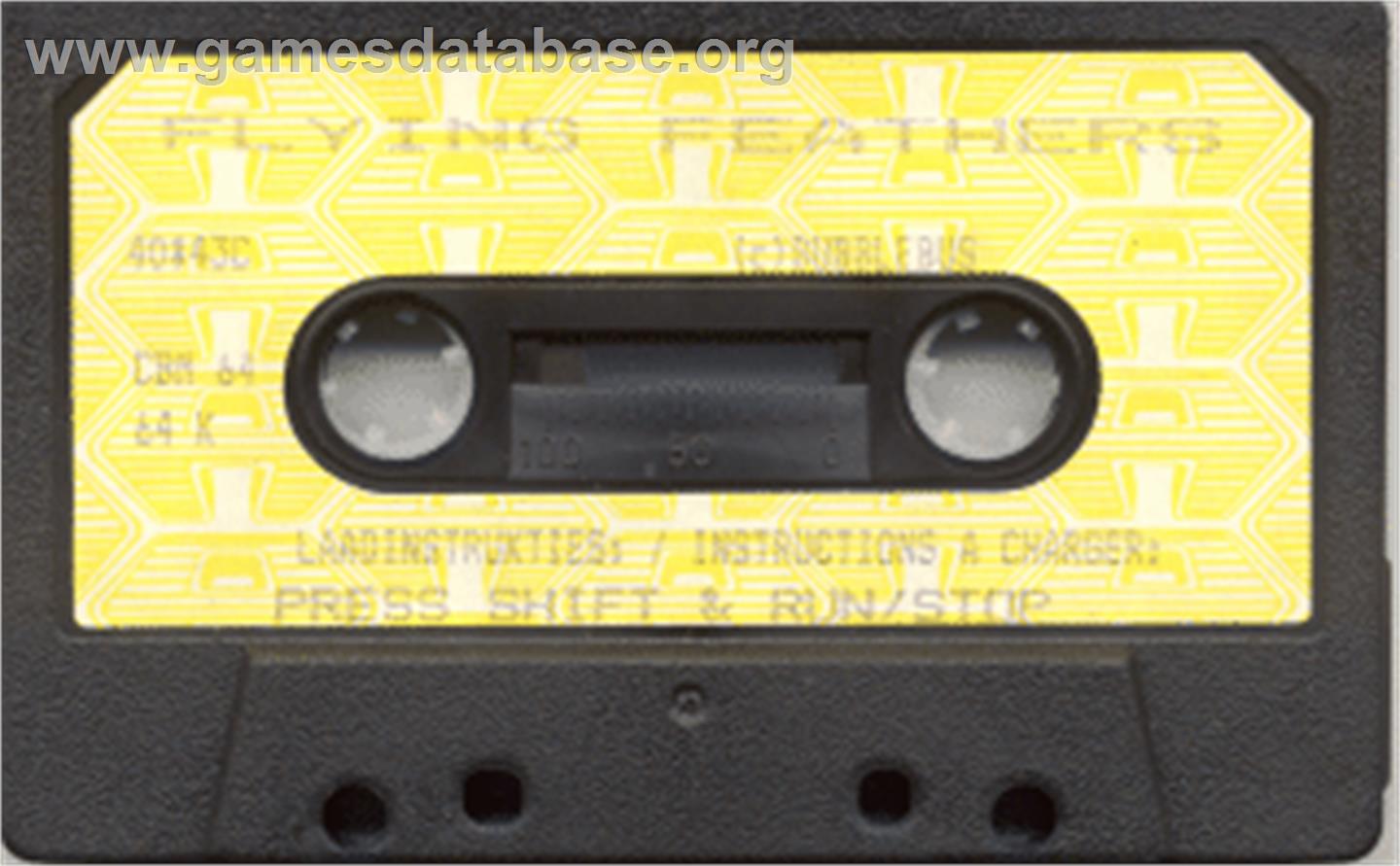 Flying Feathers - Commodore 64 - Artwork - Cartridge