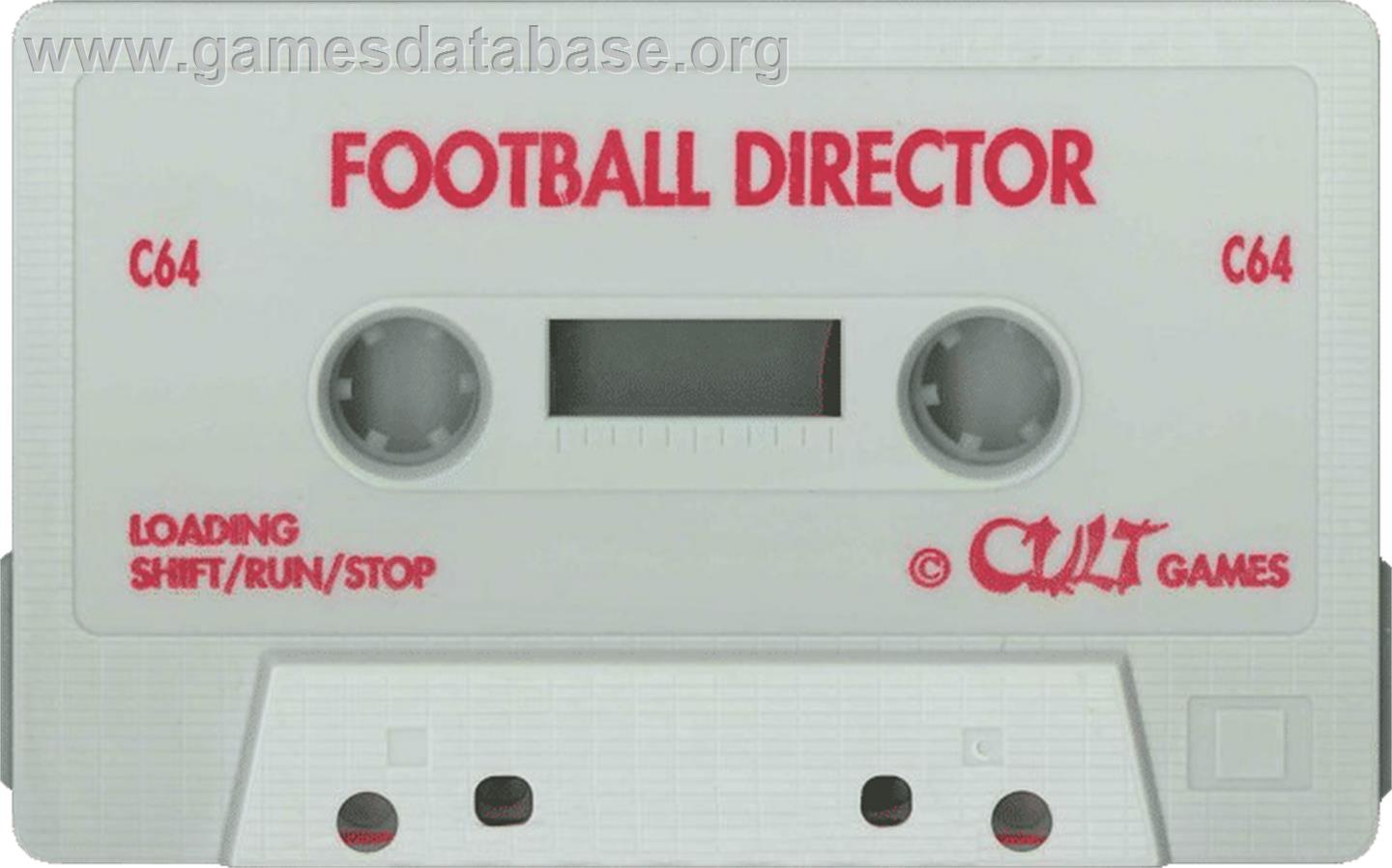 Football Director - Commodore 64 - Artwork - Cartridge
