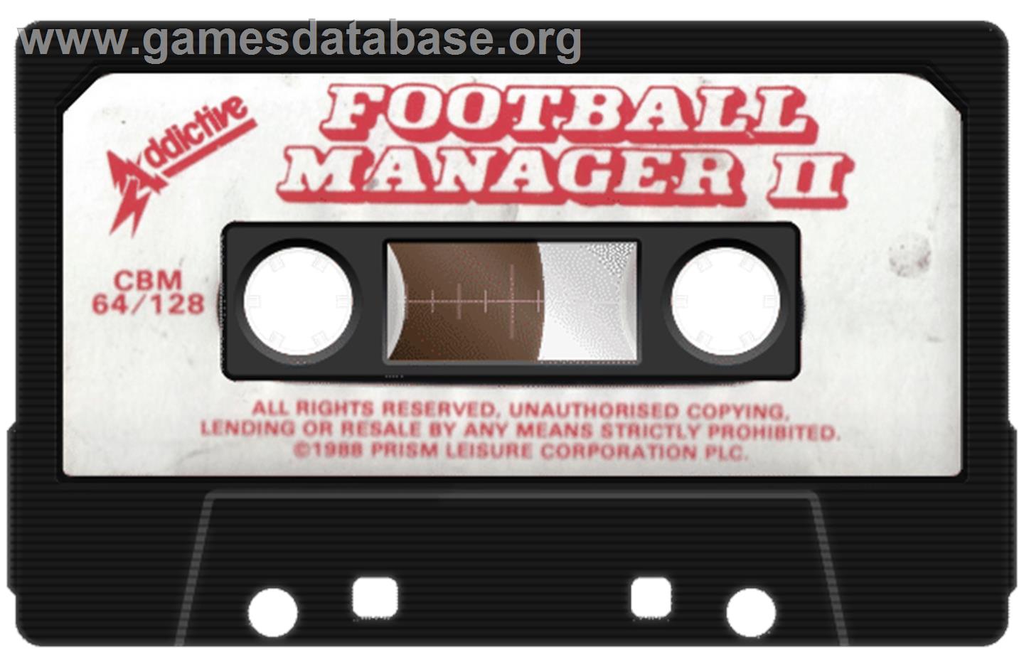 Football Manager 2 - Commodore 64 - Artwork - Cartridge