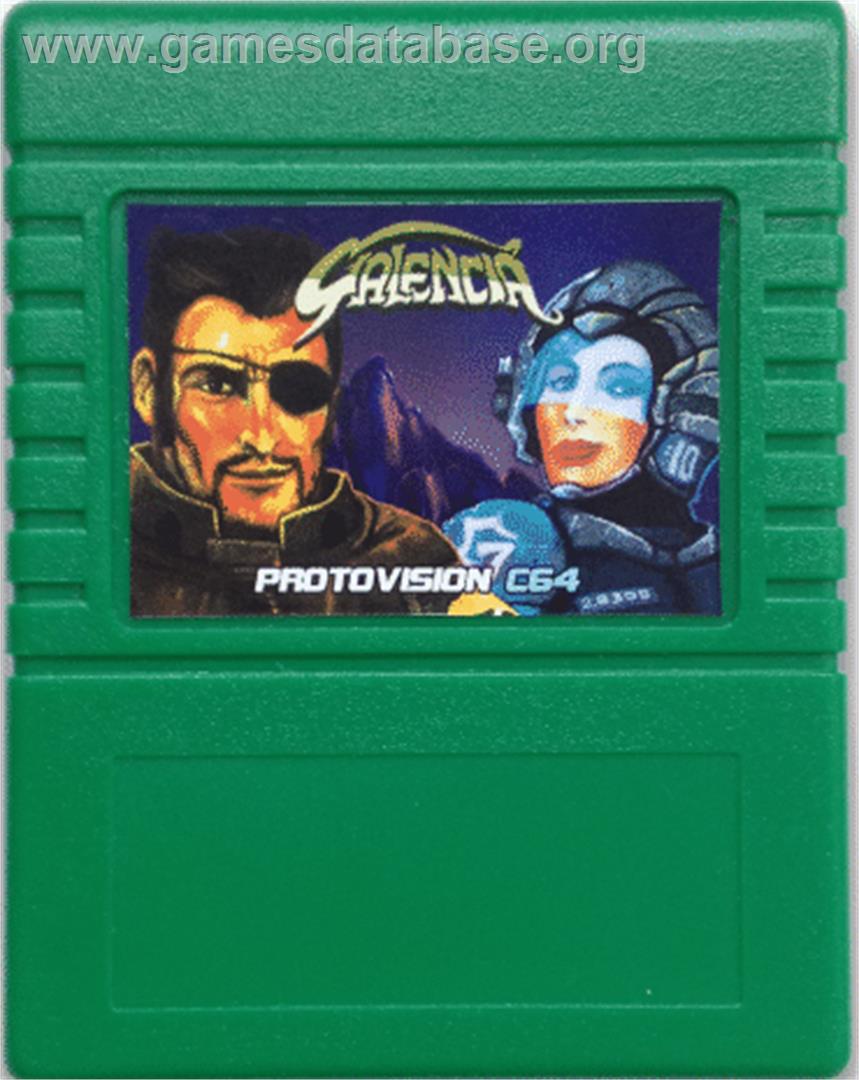 Galencia - Commodore 64 - Artwork - Cartridge
