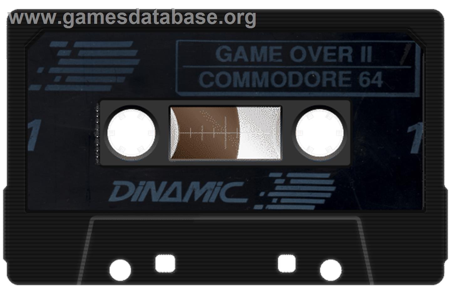 Game Over 2 - Commodore 64 - Artwork - Cartridge