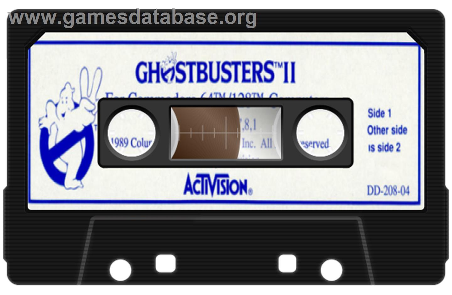 Ghostbusters II - Commodore 64 - Artwork - Cartridge