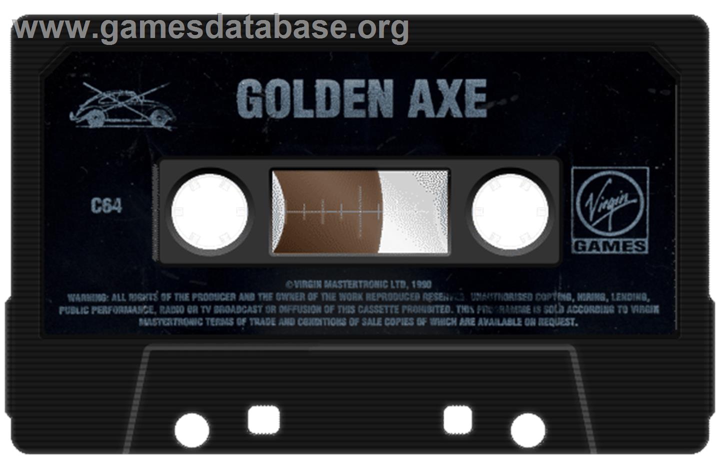 Golden Axe - Commodore 64 - Artwork - Cartridge