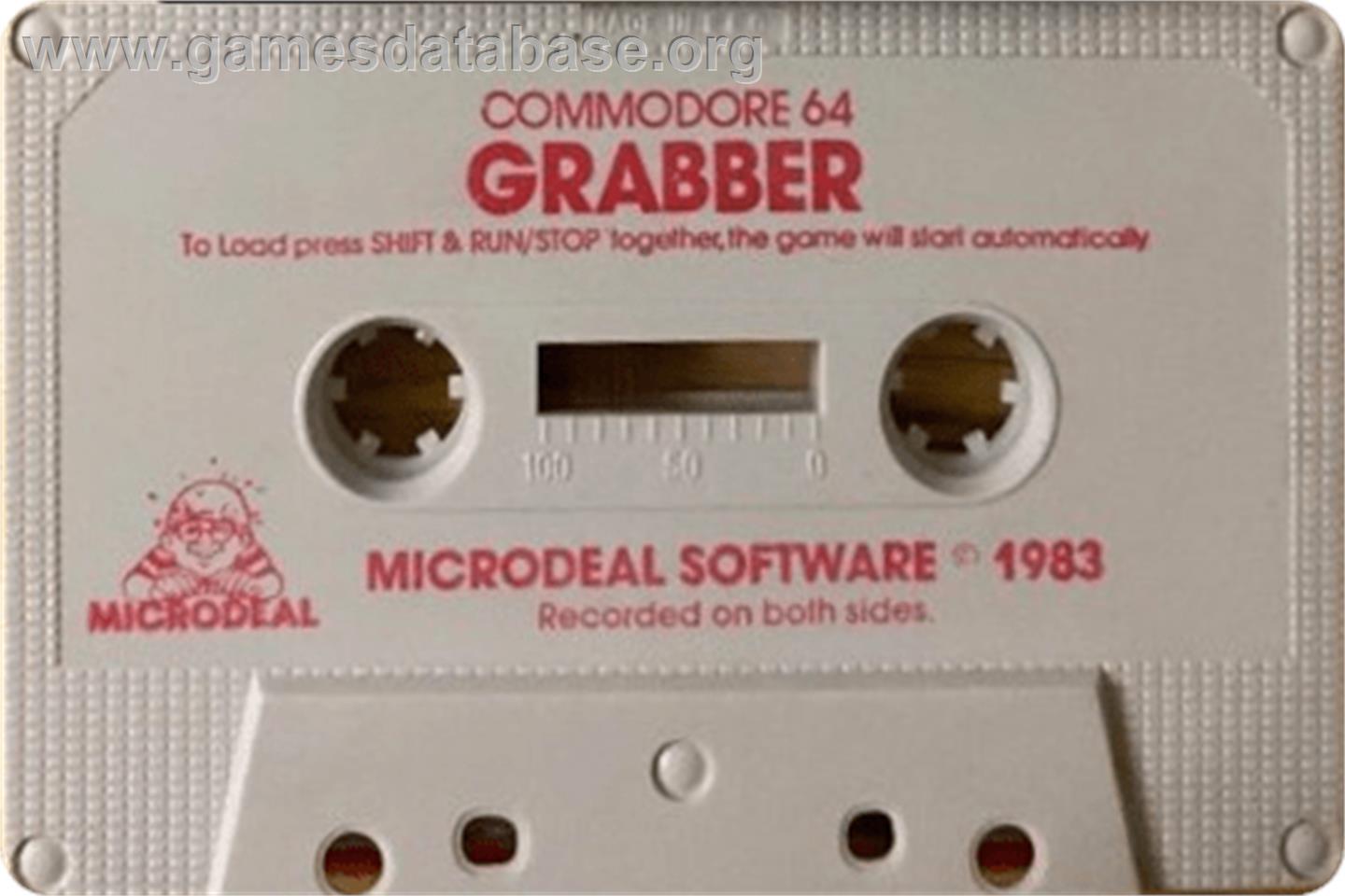 Grabber - Commodore 64 - Artwork - Cartridge