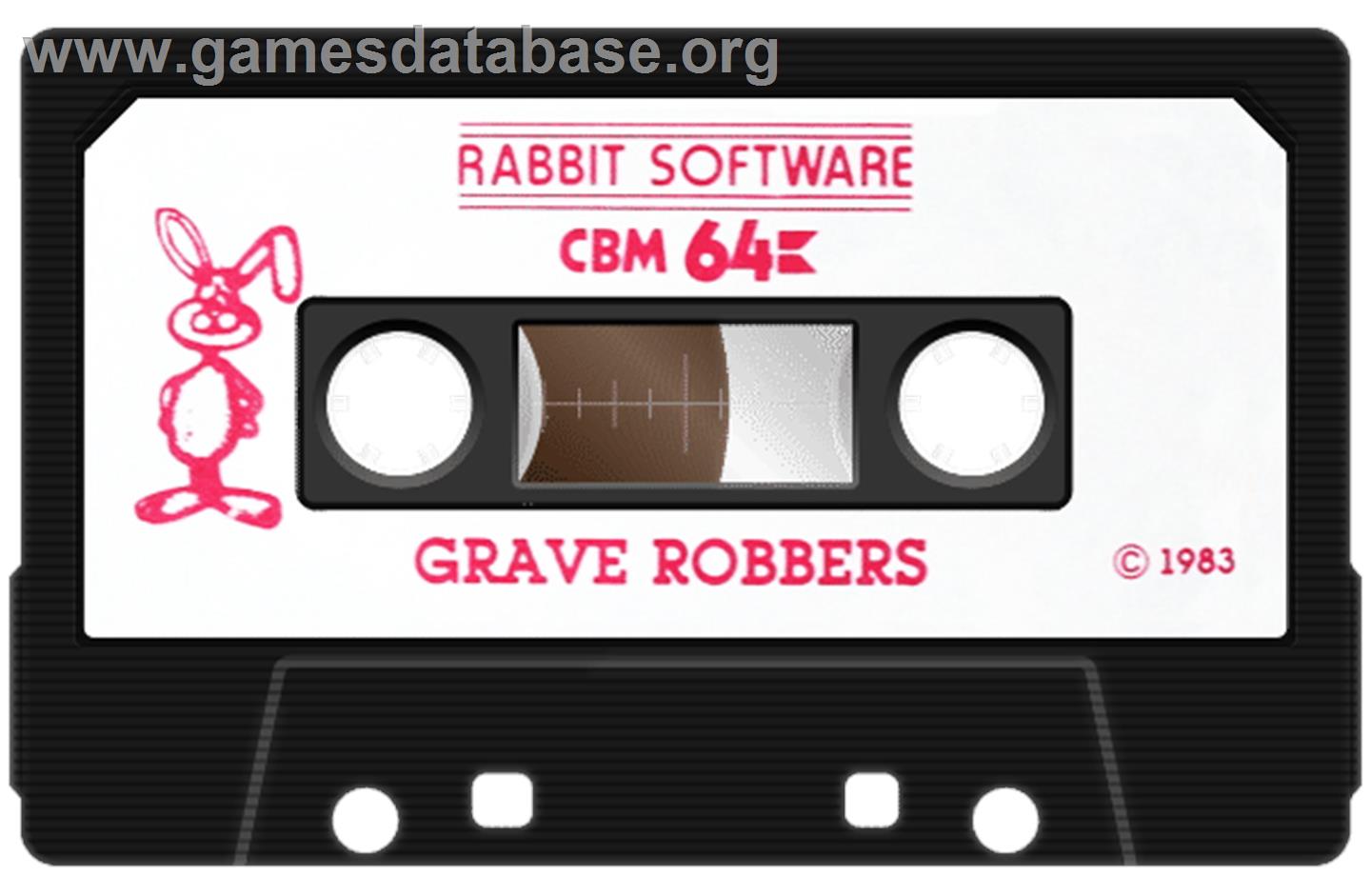 Grave Robbers - Commodore 64 - Artwork - Cartridge