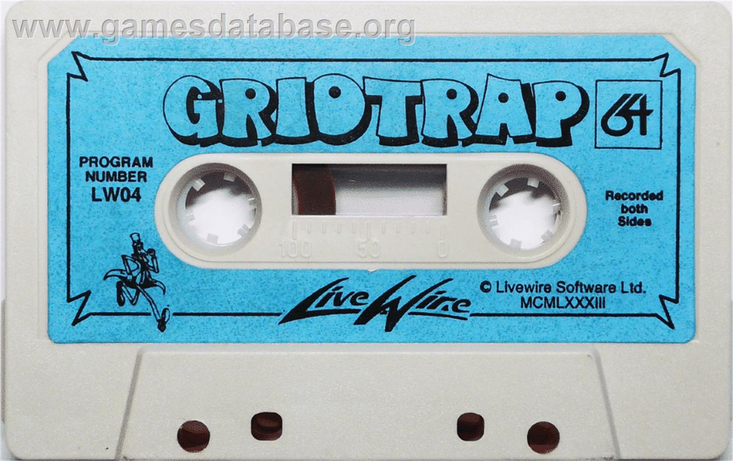 Gridtrap - Commodore 64 - Artwork - Cartridge