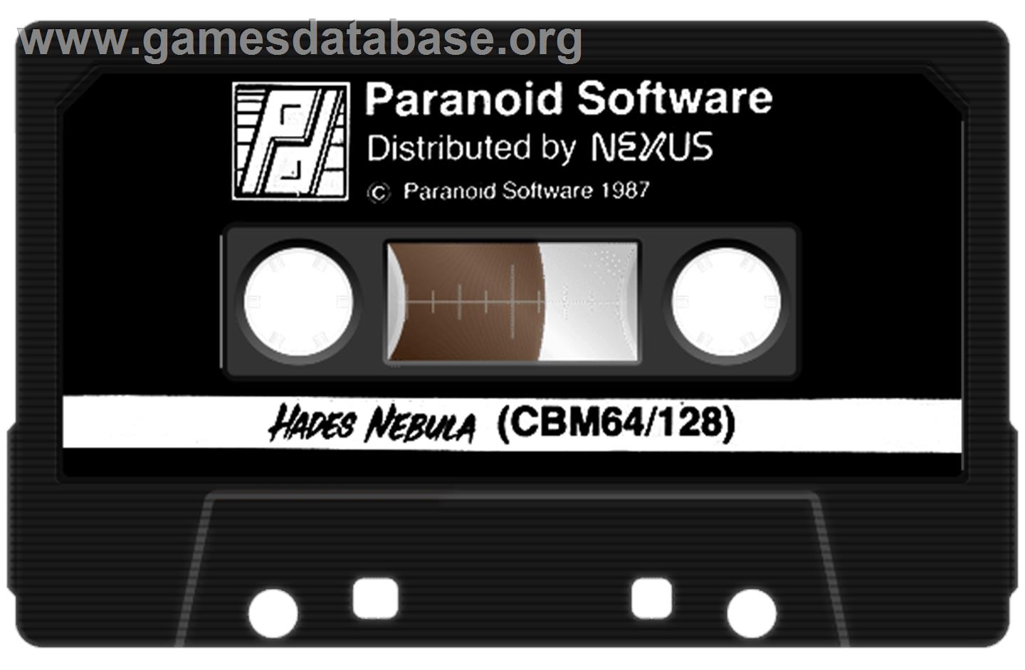 Hades Nebula - Commodore 64 - Artwork - Cartridge