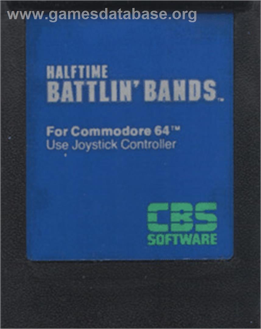 Halftime Battlin' Bands - Commodore 64 - Artwork - Cartridge