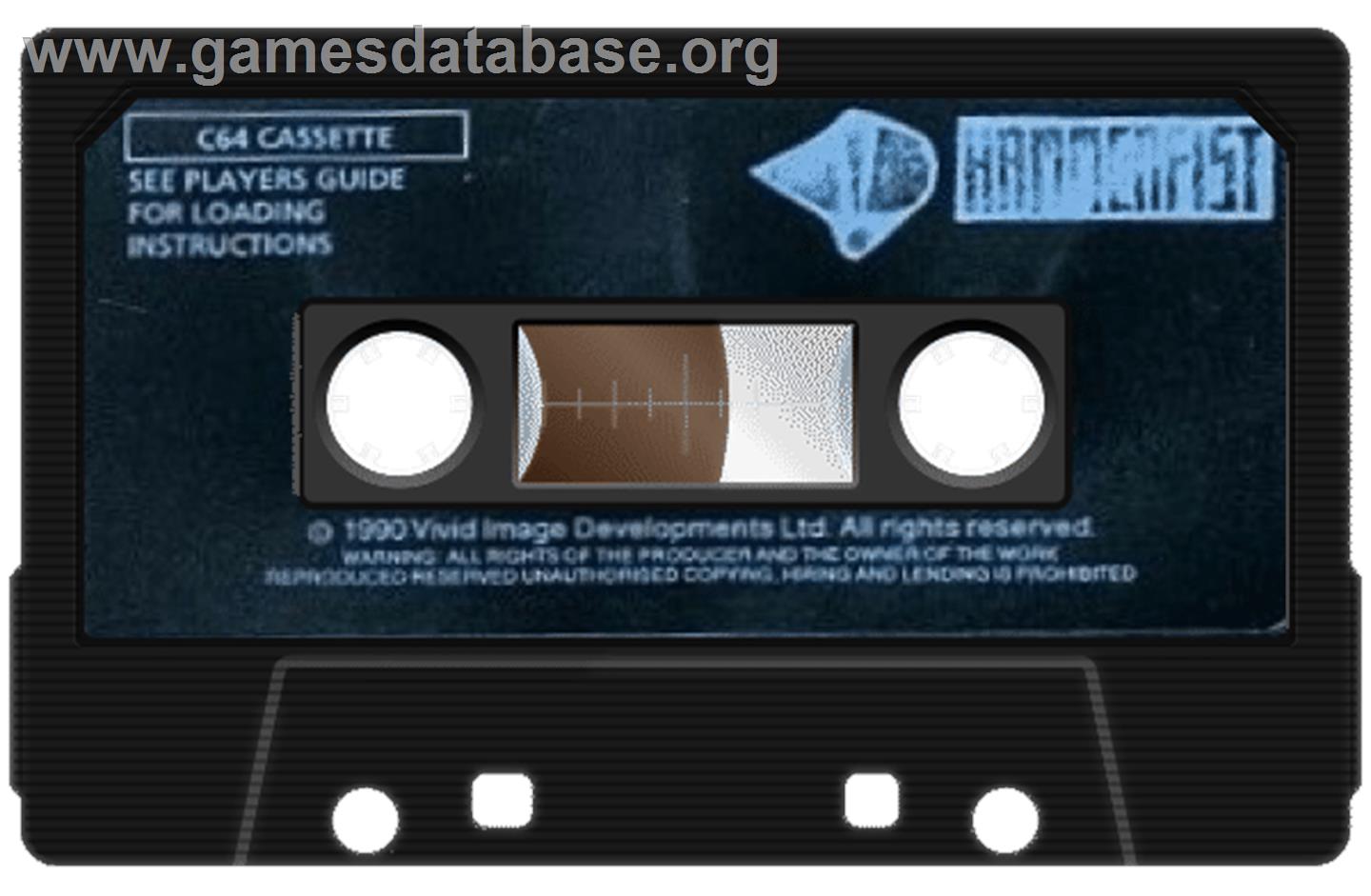 Hammerfist - Commodore 64 - Artwork - Cartridge