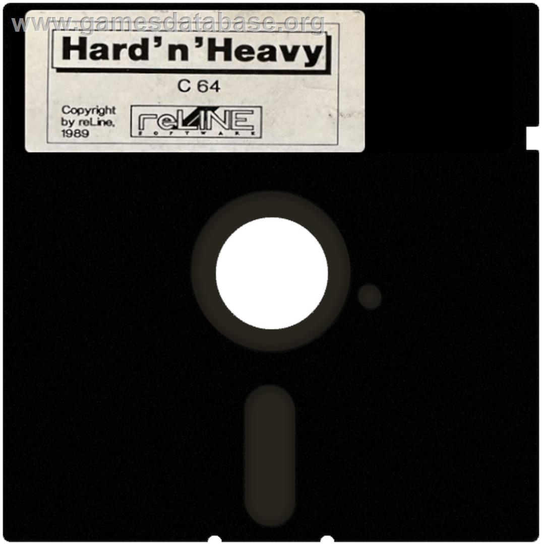Hard'n'heavy - Commodore 64 - Artwork - Cartridge