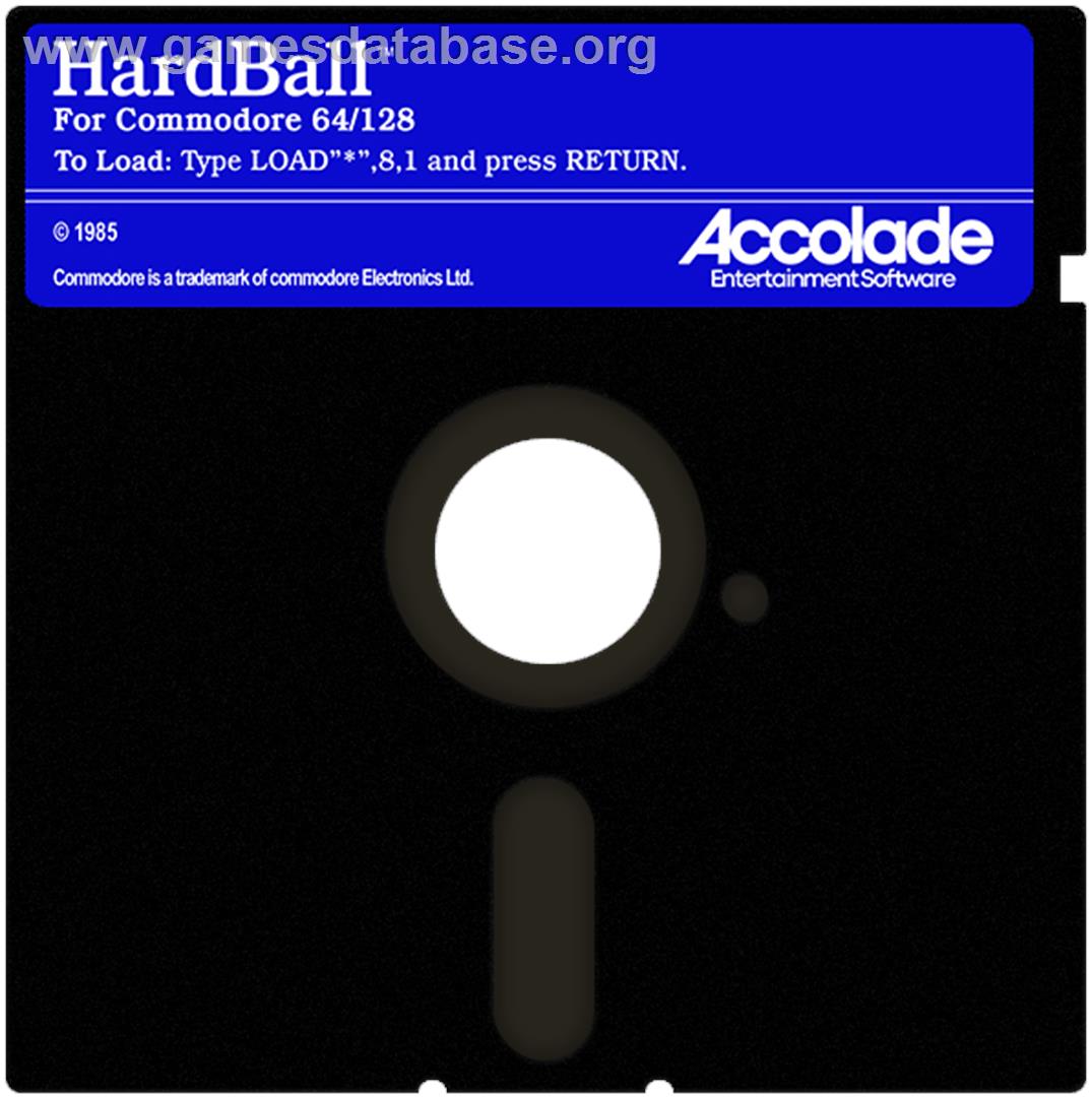 HardBall! - Commodore 64 - Artwork - Cartridge