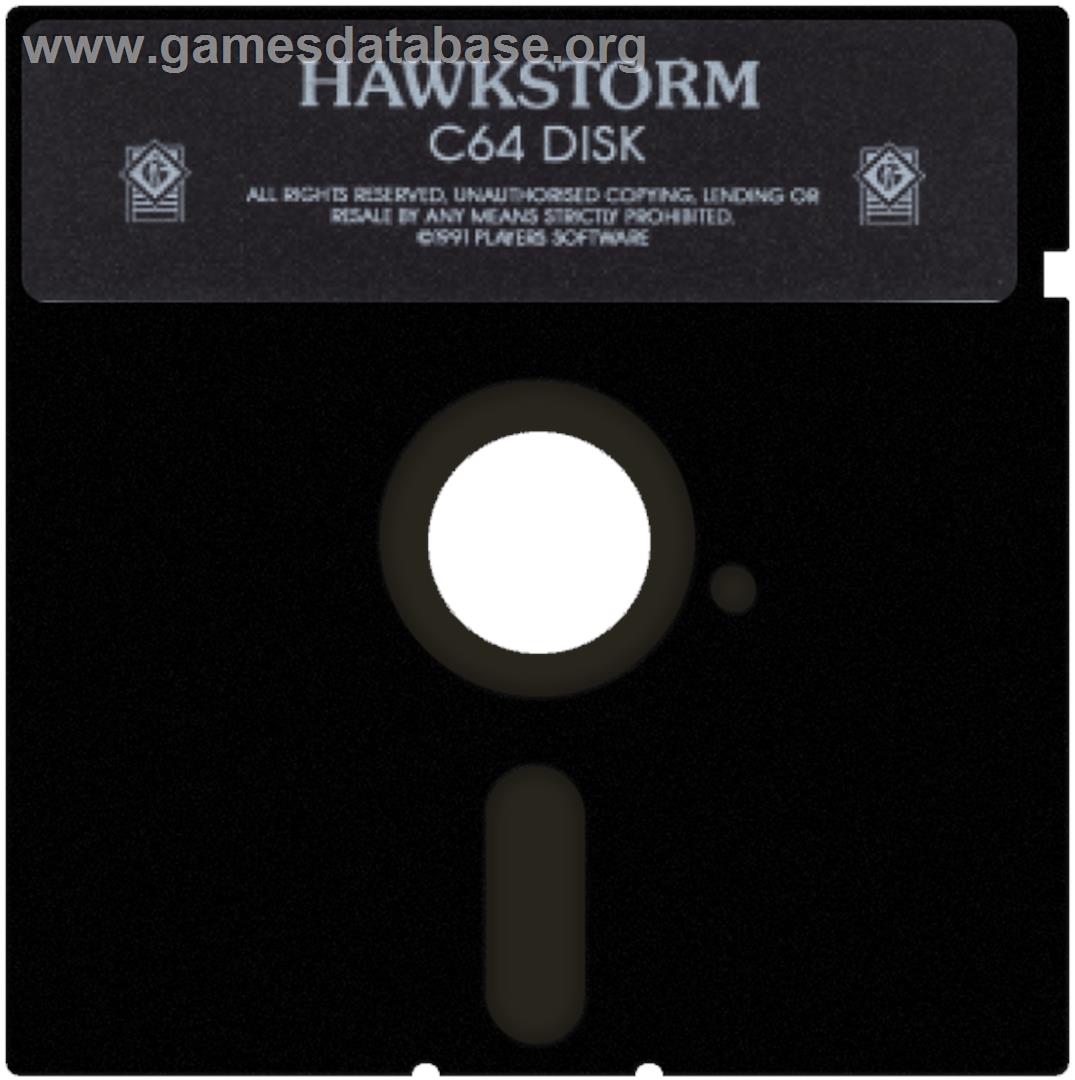 Hawk Storm - Commodore 64 - Artwork - Cartridge
