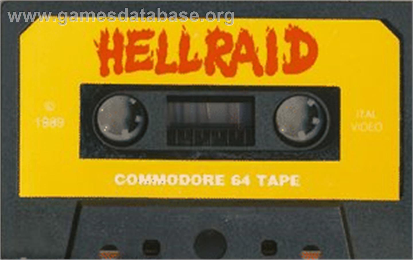 Hellraid - Commodore 64 - Artwork - Cartridge