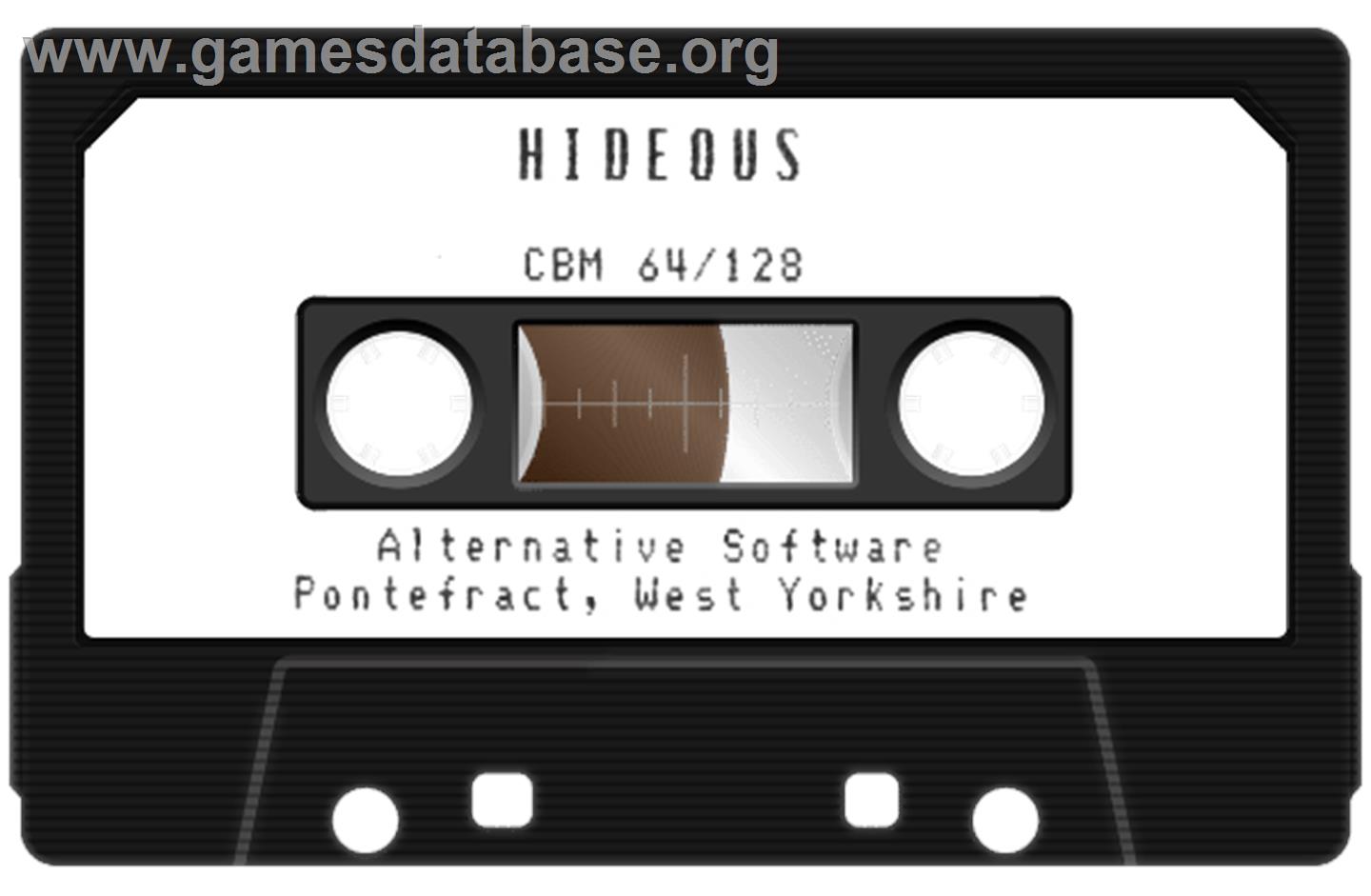Hideous - Commodore 64 - Artwork - Cartridge