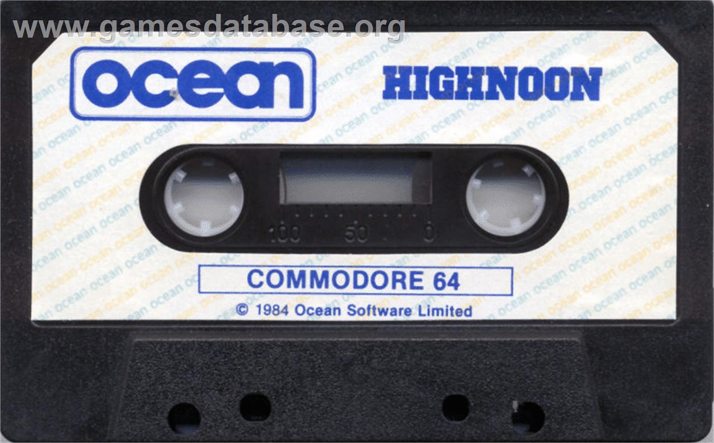 High Noon - Commodore 64 - Artwork - Cartridge