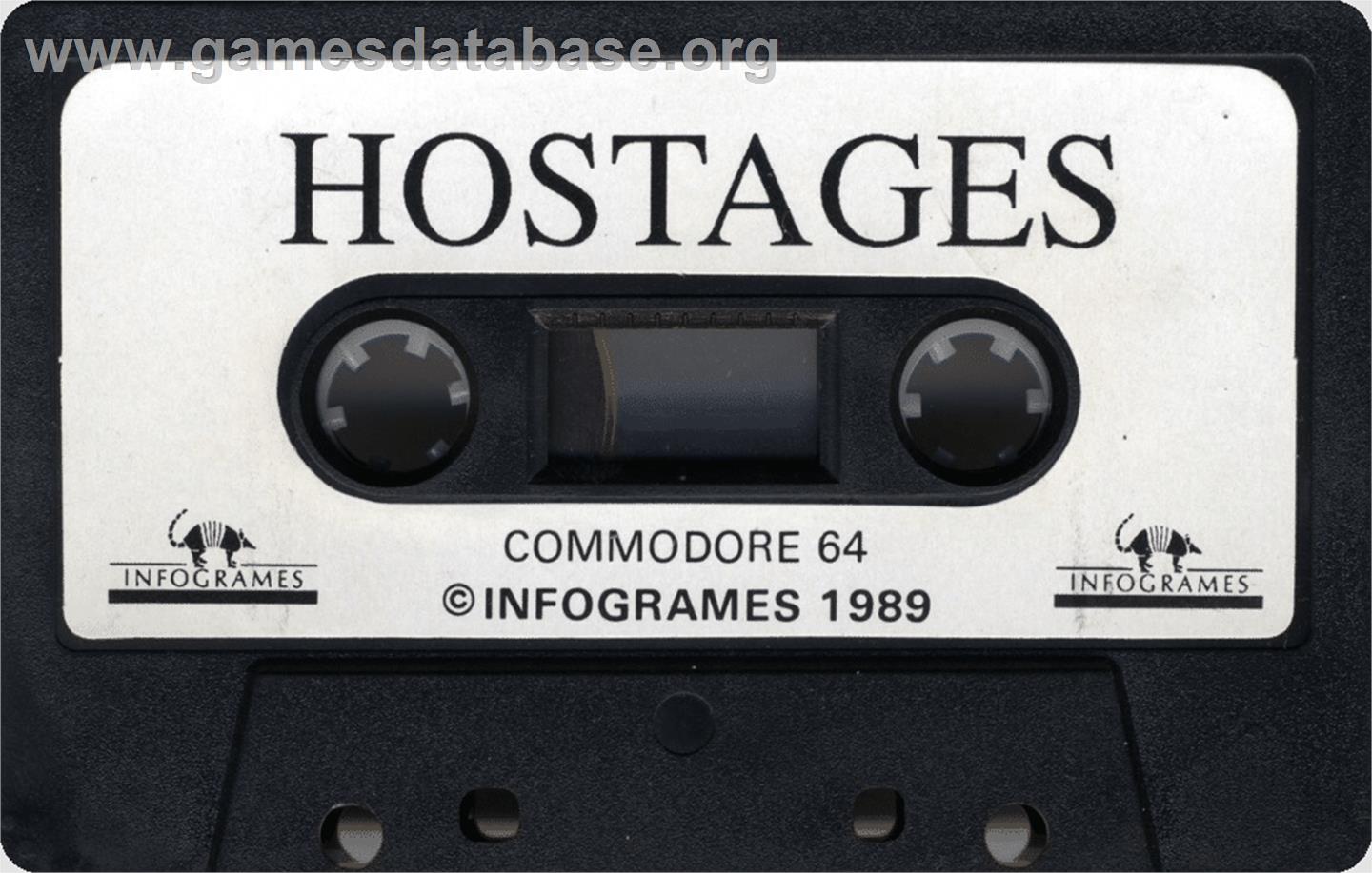 Hostage: Rescue Mission - Commodore 64 - Artwork - Cartridge