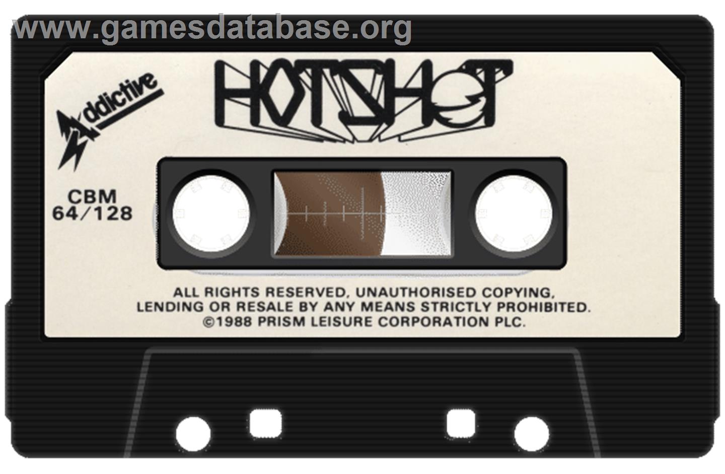 Hotshot - Commodore 64 - Artwork - Cartridge