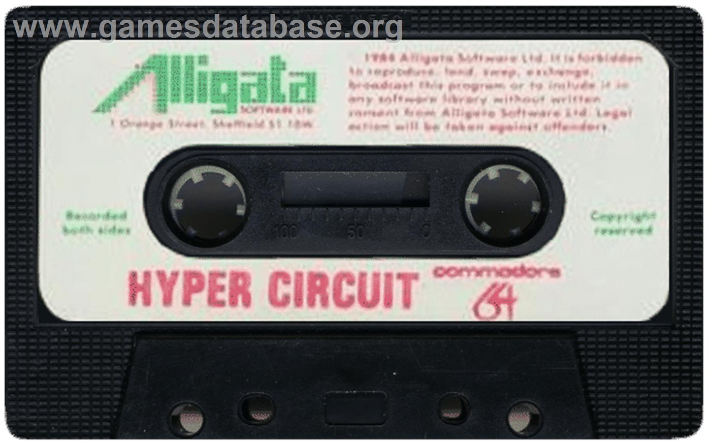 Hyper Circuit - Commodore 64 - Artwork - Cartridge