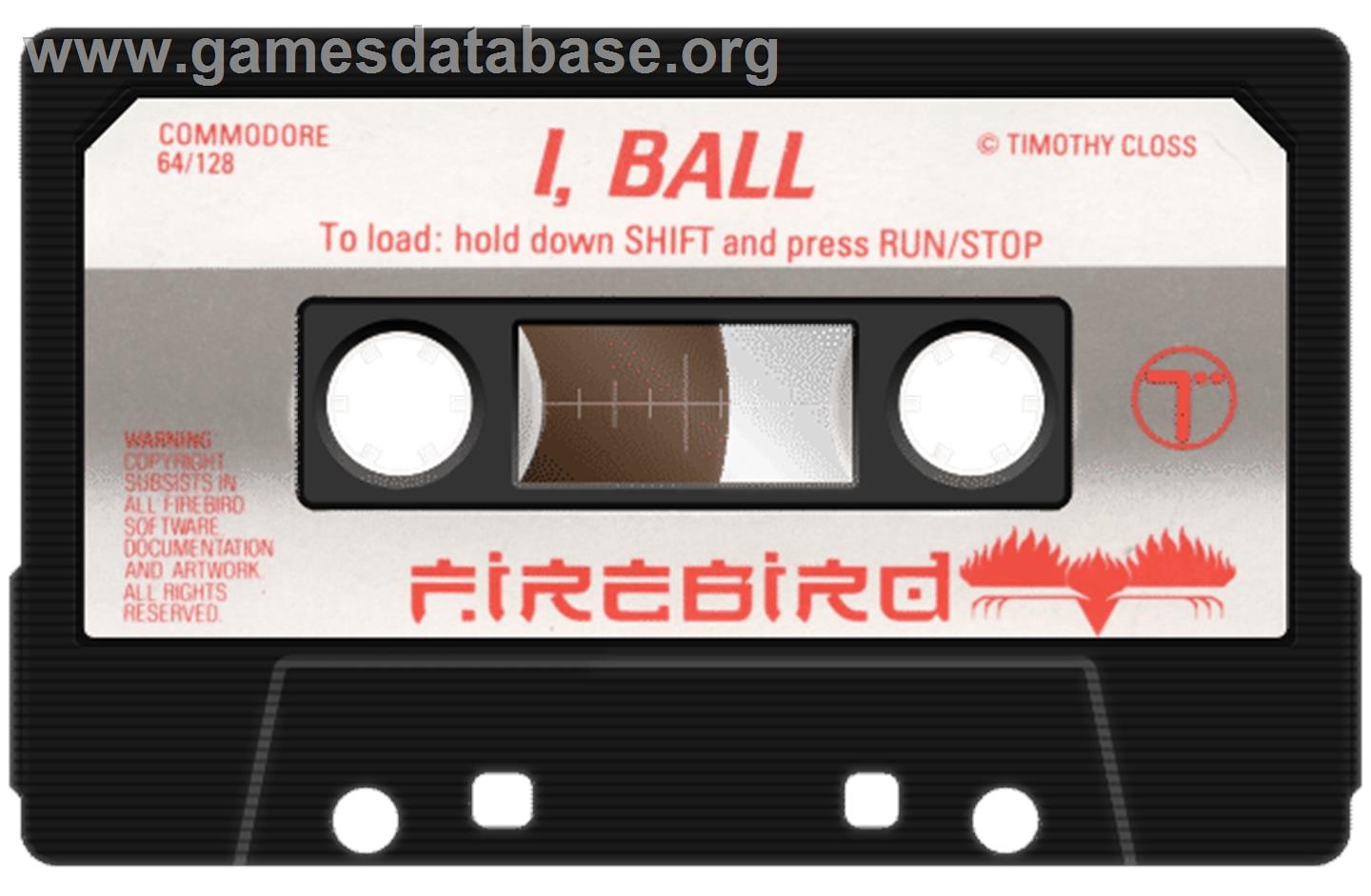 I, Ball - Commodore 64 - Artwork - Cartridge