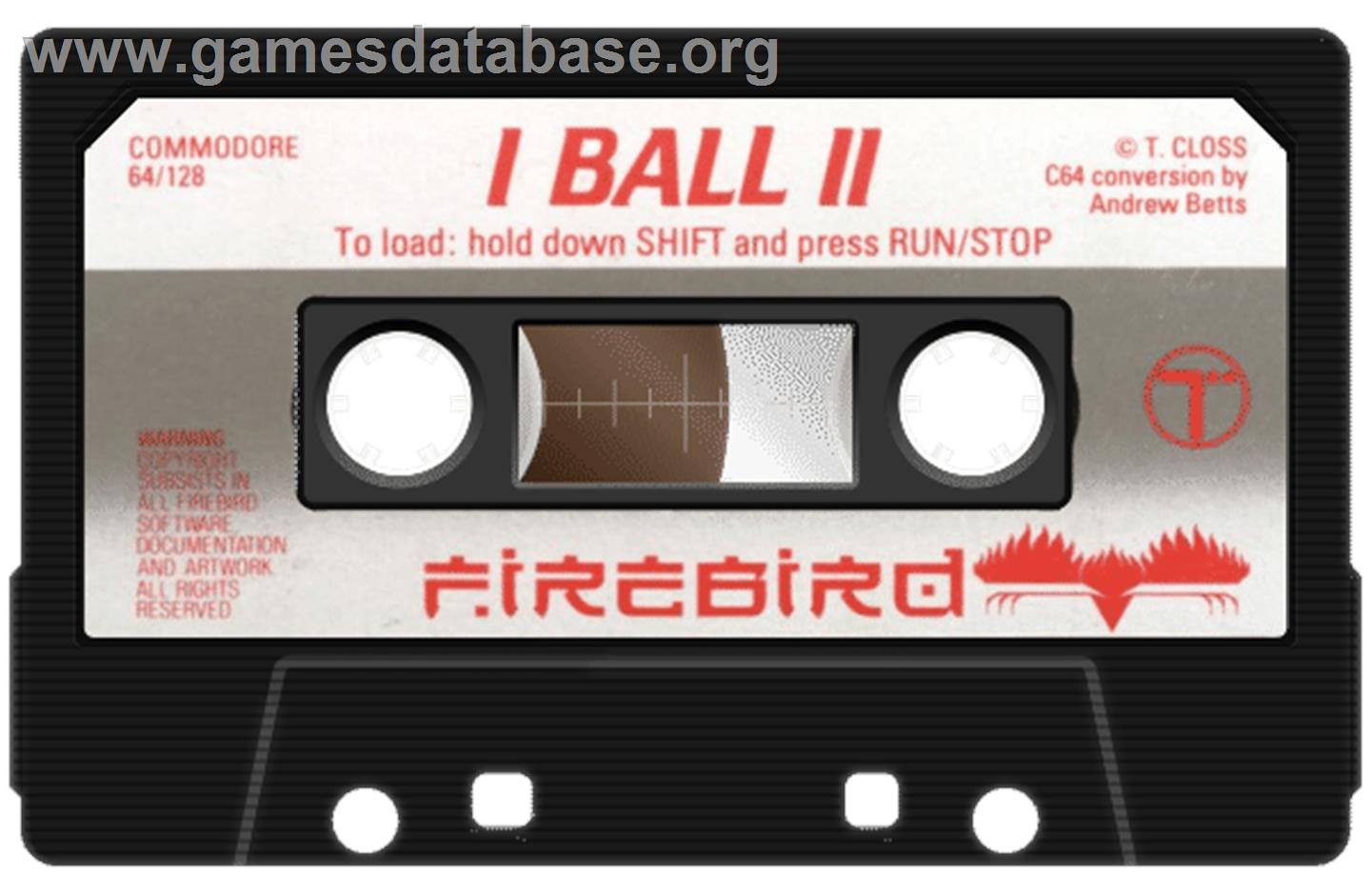 I Ball 2 - Commodore 64 - Artwork - Cartridge