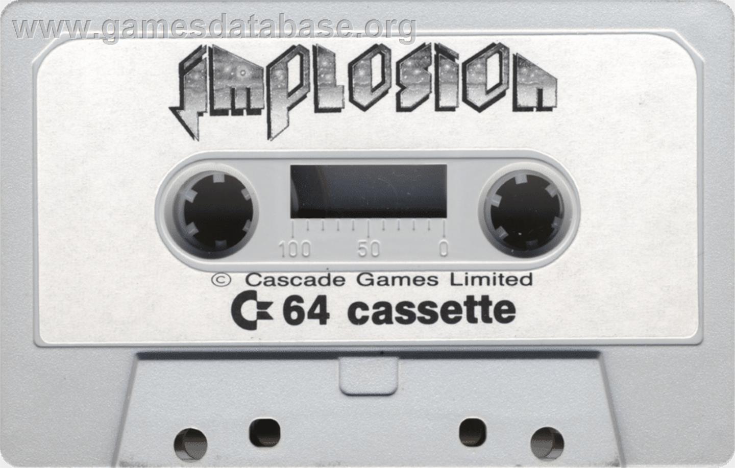 Implosion - Commodore 64 - Artwork - Cartridge