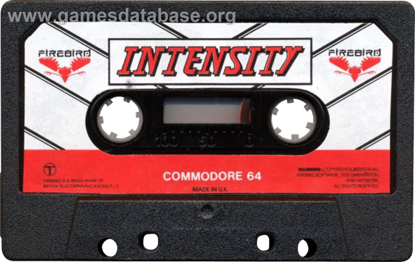 Intensity - Commodore 64 - Artwork - Cartridge