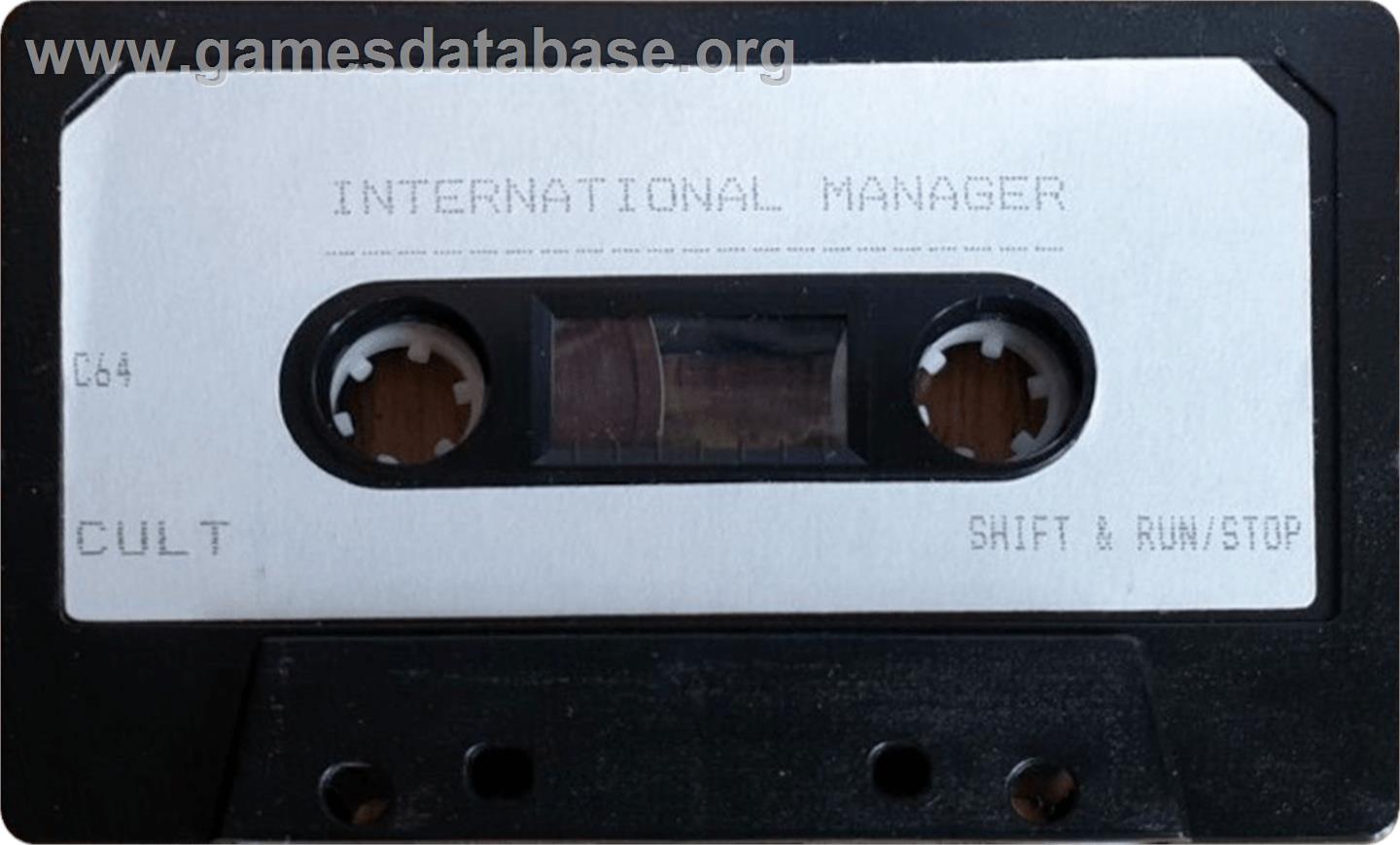 International Manager - Commodore 64 - Artwork - Cartridge
