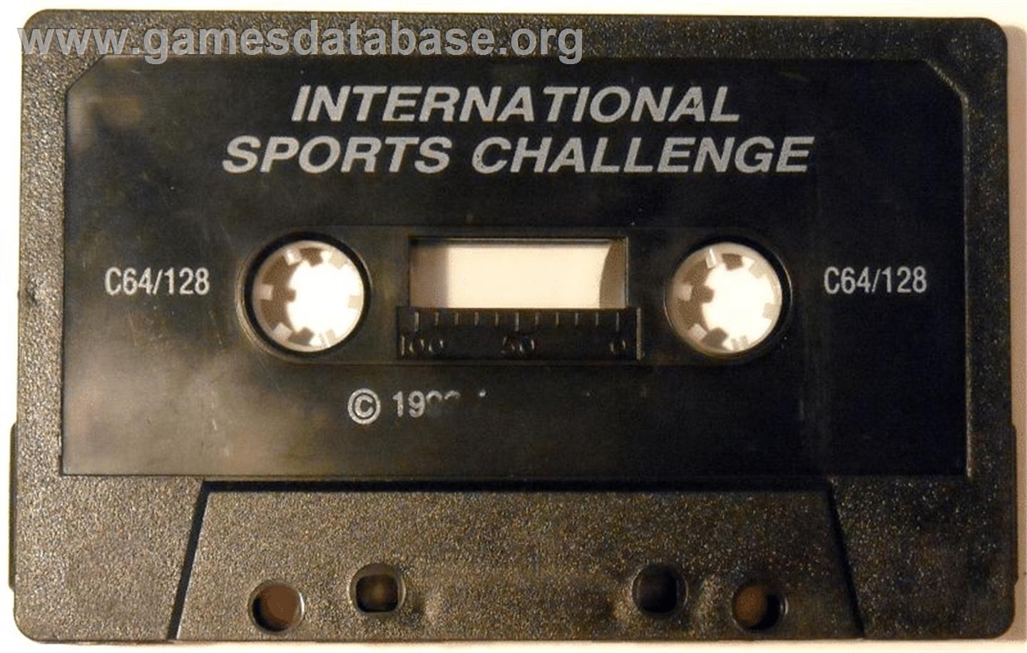 International Sports Challenge - Commodore 64 - Artwork - Cartridge