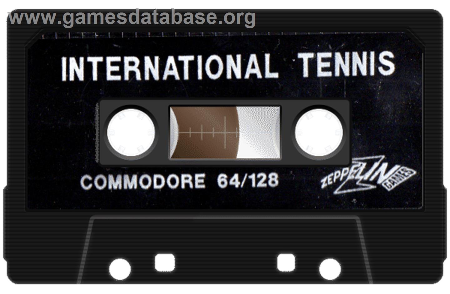 International Tennis (Zeppelin Games) - Commodore 64 - Artwork - Cartridge