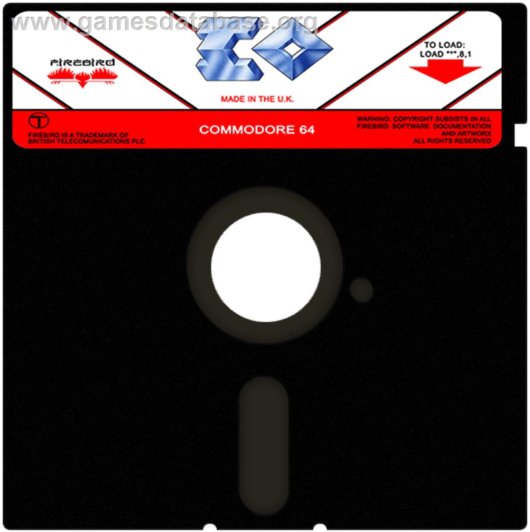 Io - Into Oblivion - Commodore 64 - Artwork - Cartridge