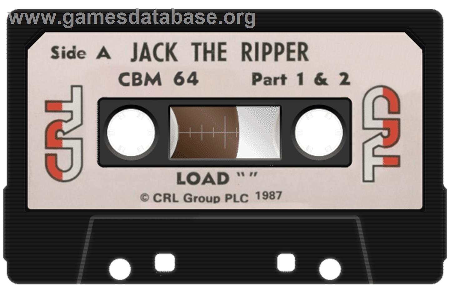 Jack The Ripper - Commodore 64 - Artwork - Cartridge