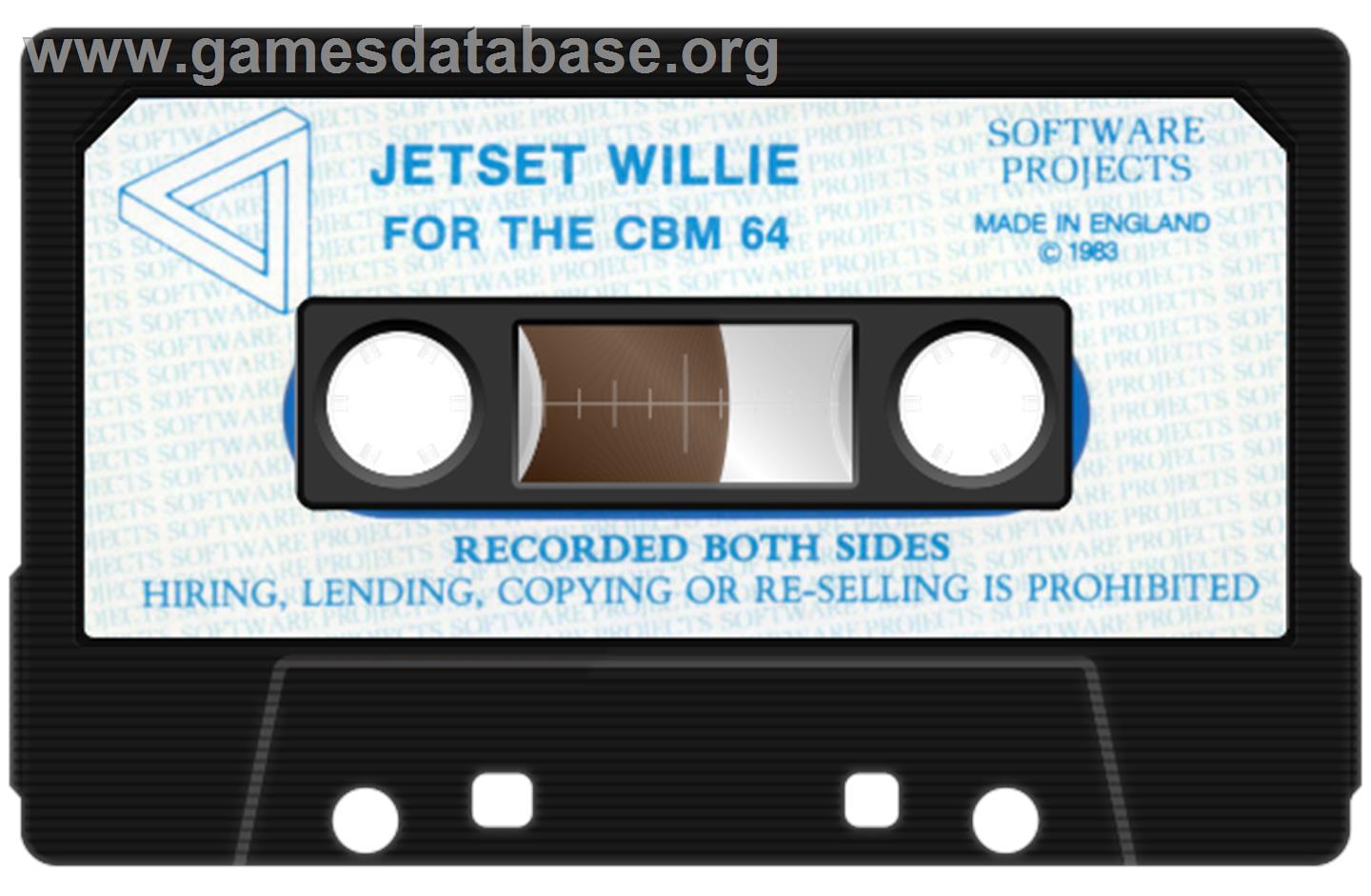 Jet Set Willy - Commodore 64 - Artwork - Cartridge