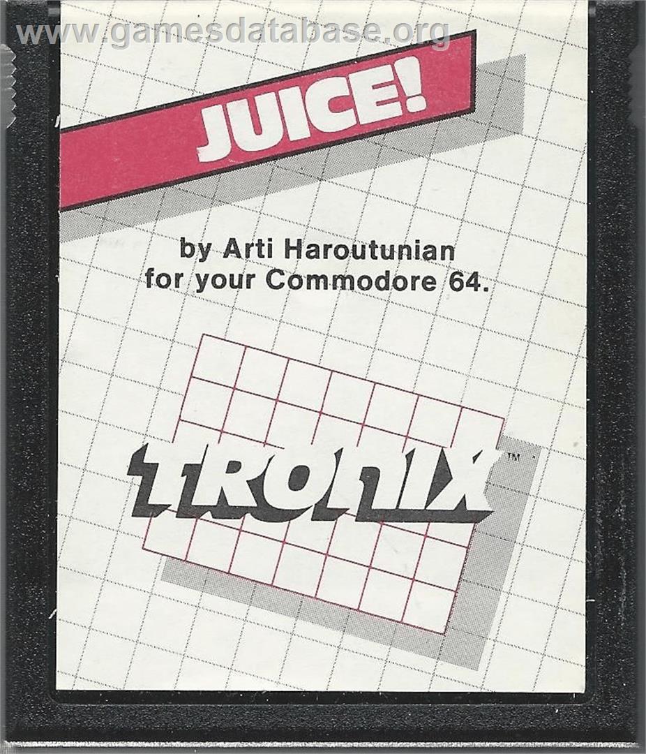 Juice! - Commodore 64 - Artwork - Cartridge