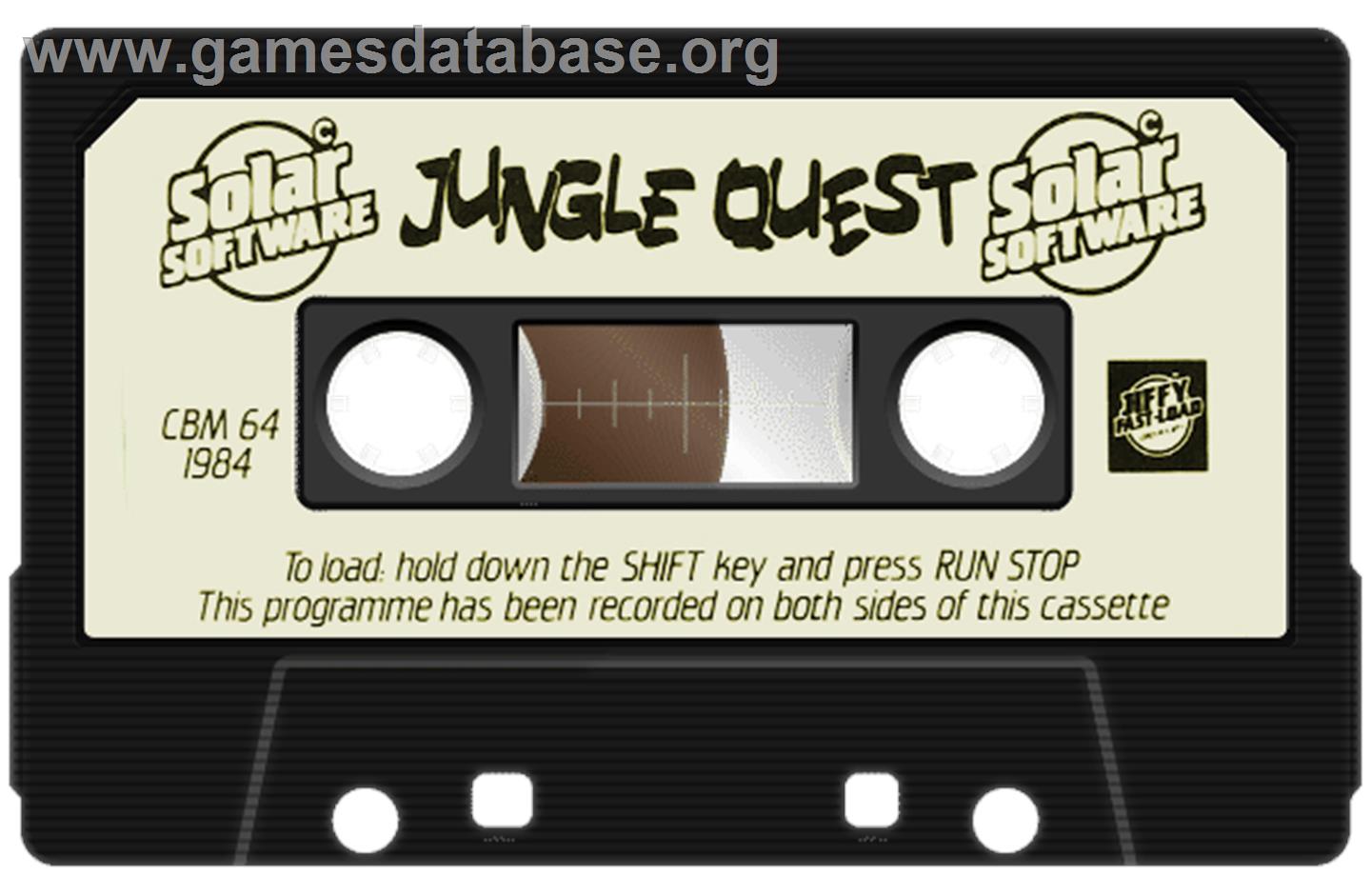 Jungle Quest - Commodore 64 - Artwork - Cartridge
