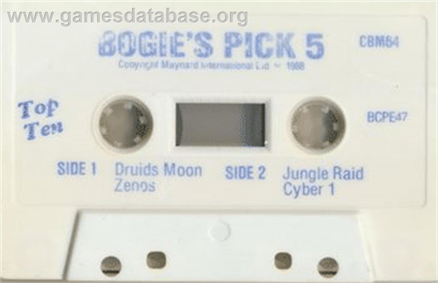 Jungle Raid - Commodore 64 - Artwork - Cartridge