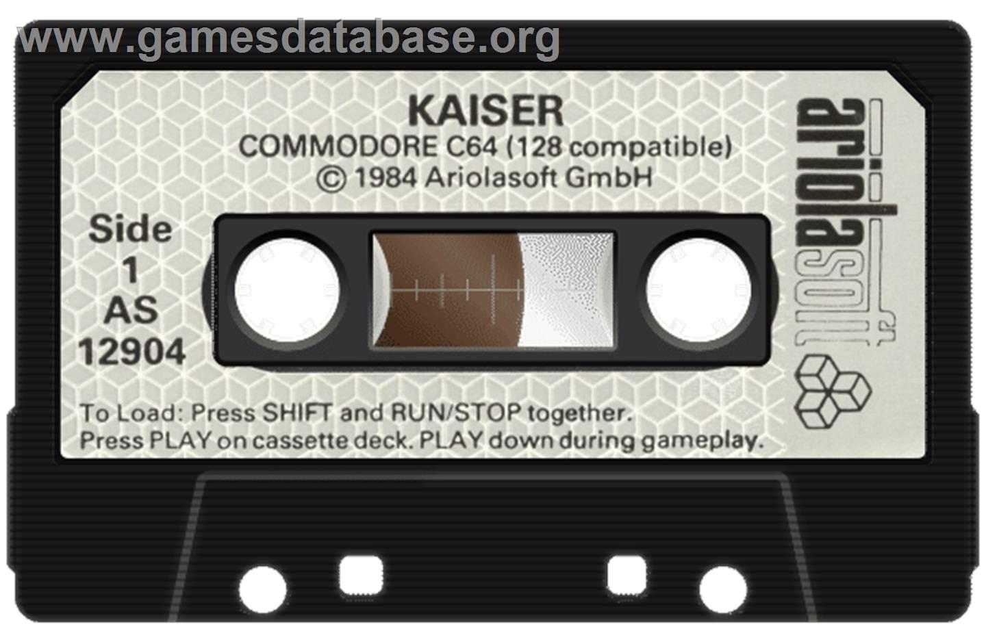 Kaiser - Commodore 64 - Artwork - Cartridge