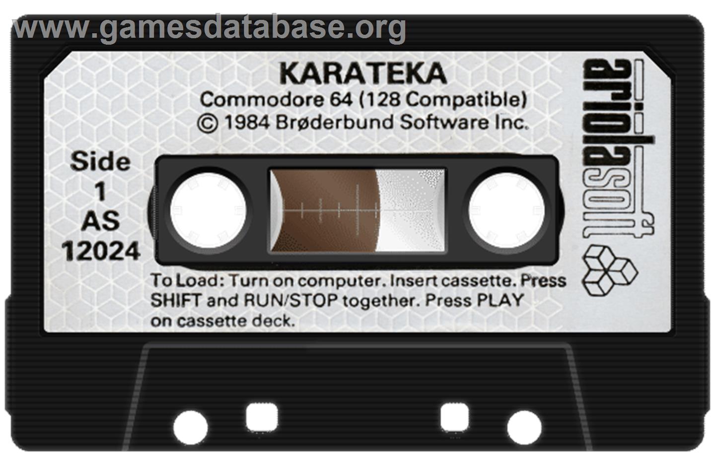 Karateka - Commodore 64 - Artwork - Cartridge