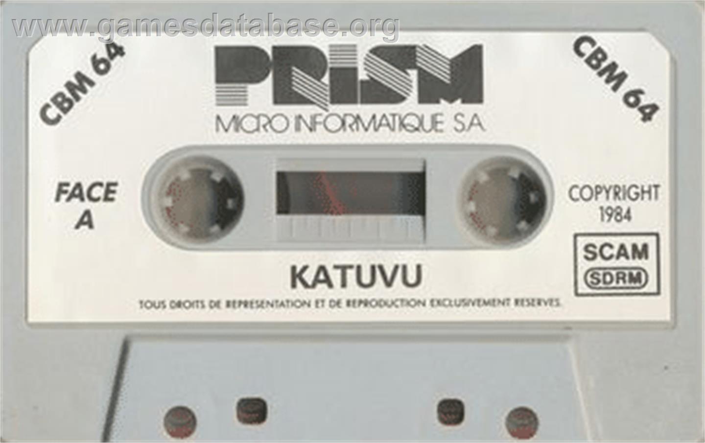 Katuvu - Commodore 64 - Artwork - Cartridge