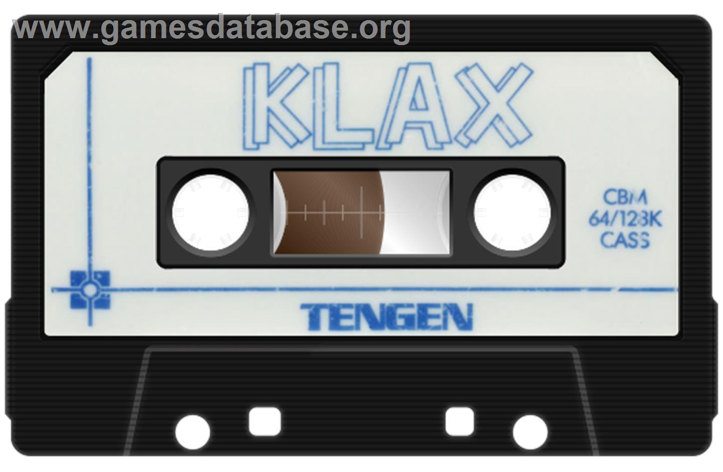 Klax - Commodore 64 - Artwork - Cartridge