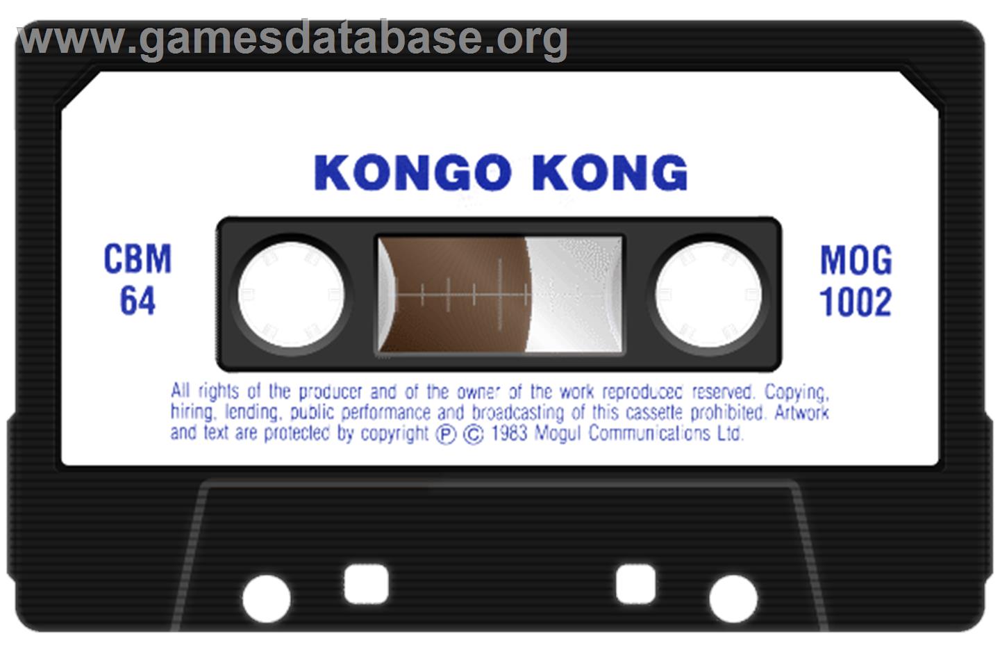 Kongo Kong - Commodore 64 - Artwork - Cartridge