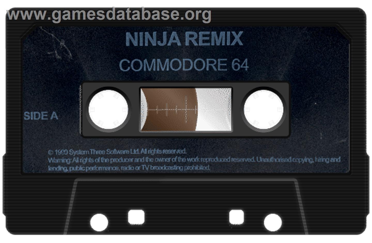Last Ninja Remix - Commodore 64 - Artwork - Cartridge