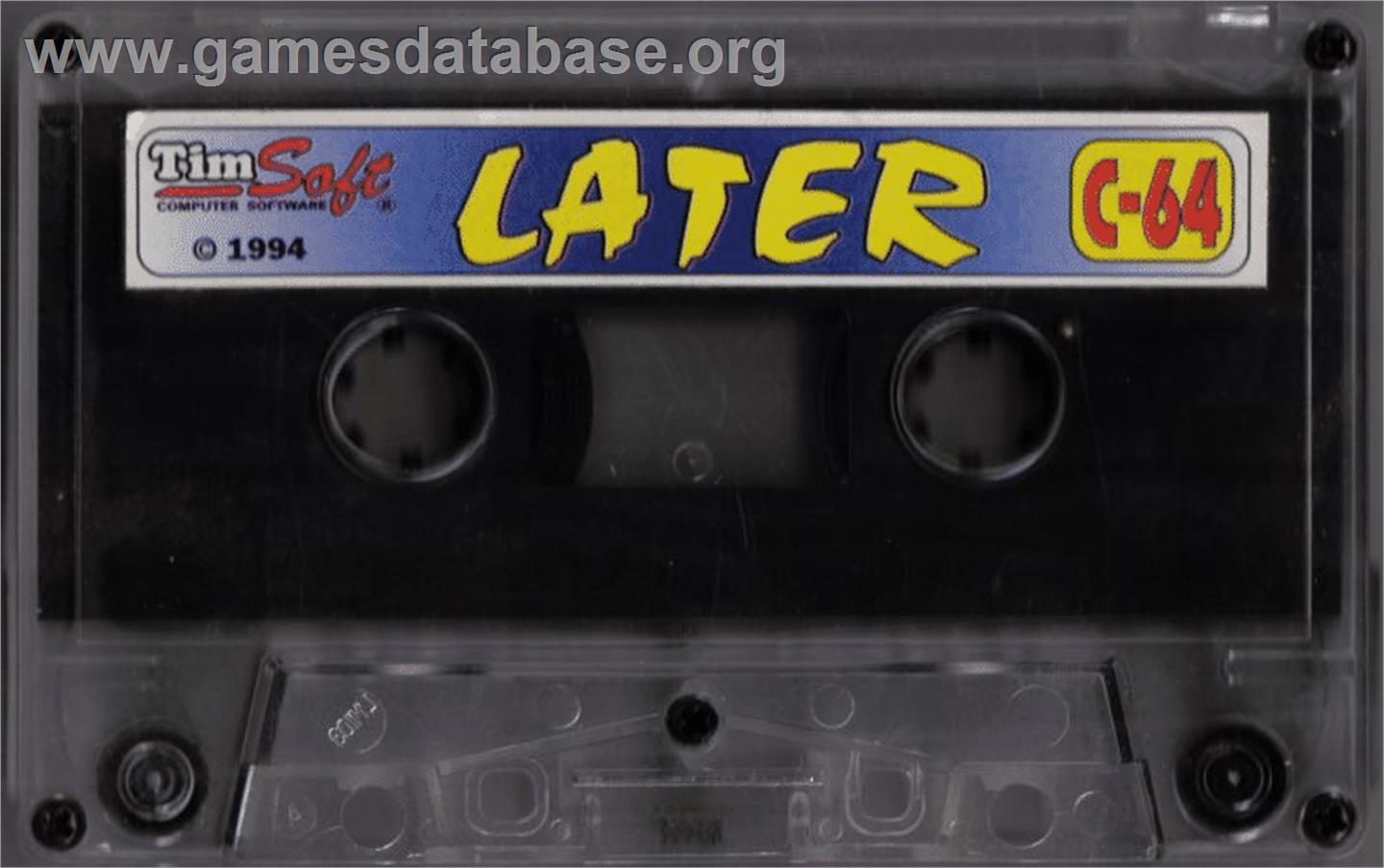 Later - Commodore 64 - Artwork - Cartridge